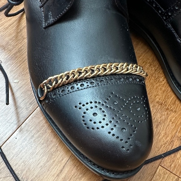 Taft Black Leather Men\'s Boots with Gold Chain Accent main image 6